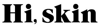 HI, SKIN logo