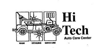 HI TECH AUTO CARE CENTER WASH DETAILINGQUICK LUBE logo