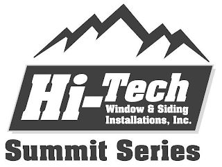 HI-TECH WINDOW & SIDING INSTALLATIONS, INC. SUMMIT SERIES logo