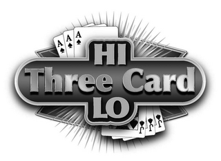 HI THREE CARD LO logo