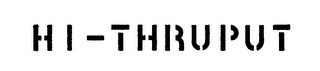 HI THRUPUT logo