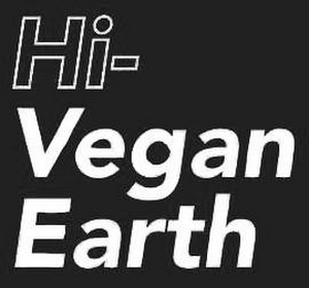 HI- VEGAN EARTH logo