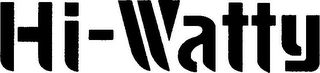 HI-WATTY logo