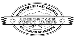 HIAWATHA SEAWAY COUNCIL ADIRONDACK SCOUT CAMPS BOY SCOUTS OF AMERICA logo
