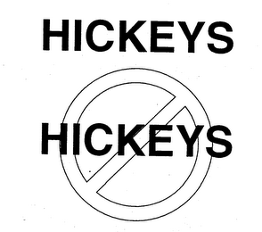 HICKEYS [NO] HICKEYS logo