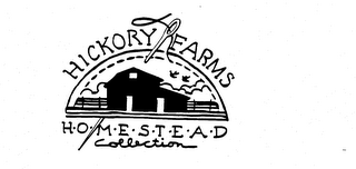 HICKORY FARMS H-O-M-E-S-T-E-A-D COLLECTION logo