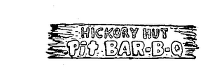 HICKORY HUT PIT BAR-B-Q logo