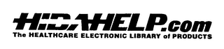 HIDAHELP.COM THE HEALTHCARE ELECTRONIC LIBRARY OF PRODUCTS logo
