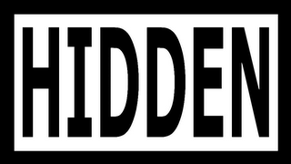 HIDDEN logo