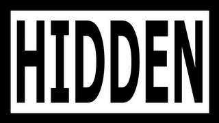 HIDDEN logo