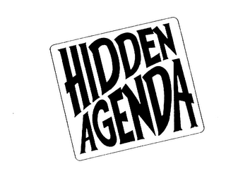 HIDDEN AGENDA logo