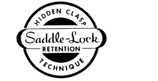 HIDDEN CLASP TECHNIQUE SADDLE-LOCK RETENTION logo
