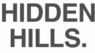 HIDDEN HILLS. logo