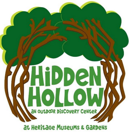 HIDDEN HOLLOW AN OUTDOOR DISCOVERY CENTER AT HERITAGE MUSEUMS & GARDENS logo