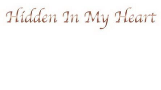 HIDDEN IN MY HEART logo