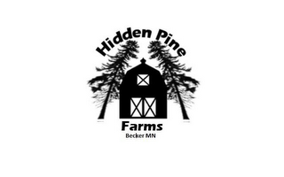 HIDDEN PINE FARMS BECKER MN logo