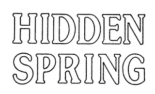 HIDDEN SPRING logo