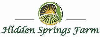 HIDDEN SPRINGS FARM logo