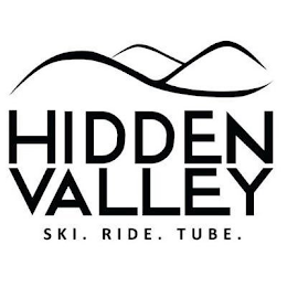 HIDDEN VALLEY SKI. RIDE. TUBE. logo