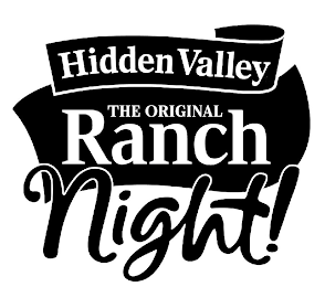HIDDEN VALLEY THE ORIGINAL RANCH NIGHT! logo