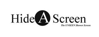 HIDE A SCREEN THE UNSEEN SHOWER SCREEN logo