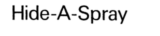 HIDE-A-SPRAY logo