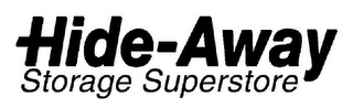 HIDE-AWAY STORAGE SUPERSTORE logo