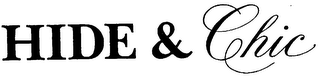 HIDE & CHIC logo