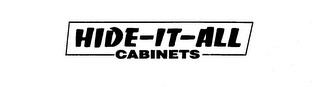 HIDE-IT-ALL CABINETS logo