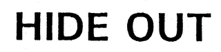HIDE OUT logo
