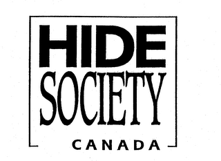 HIDE SOCIETY CANADA logo