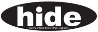 HIDE SUN PROTECTIVE GEAR logo