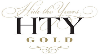 HIDE THE YEARS HTY GOLD logo