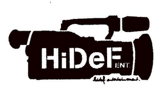 HIDEF ENT.  HIDEF ENTERTAINMENT logo