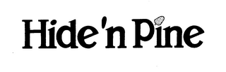 HIDE'N PINE logo