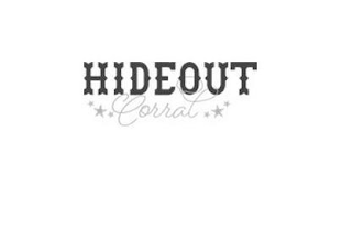 HIDEOUT CORRAL logo