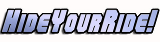 HIDEYOURRIDE! logo