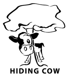 HIDING COW logo