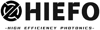 HIEFO -HIGH EFFICIENCY PHOTONICS- logo