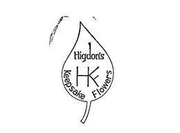 HIGDON'S KEEPSAKE FLOWERS HKF logo