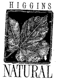 HIGGINS NATURAL logo