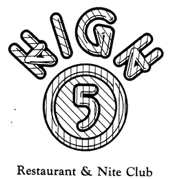 HIGH 5 RESTAURANT & NITE CLUB logo