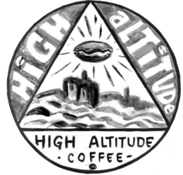 HIGH ALTITUDE HIGH ALTITUDE COFFEE logo