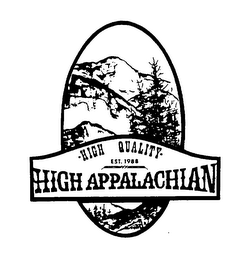 HIGH APPALACHIAN HIGH QUALITY EST. 1988 logo