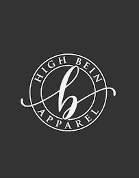 HIGH BEIN APPAREL B logo