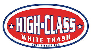 HIGH-CLASS WHITE TRASH HCWHITETRASH.COM logo