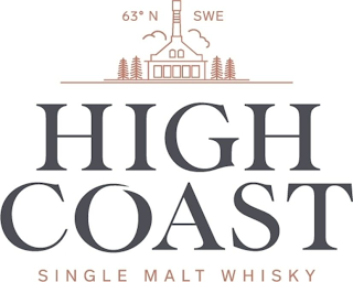 HIGH COAST SINGLE MALT WHISKY 63° N SWE logo