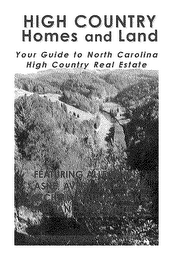 HIGH COUNTRY HOMES AND LAND YOUR GUIDE TO NORTH CAROLINA HIGH COUNTRY REAL ESTATE logo