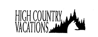HIGH COUNTRY VACATIONS logo