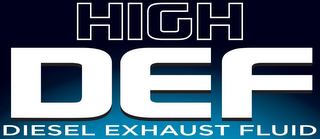 HIGH DEF DIESEL EXHAUST FLUID logo